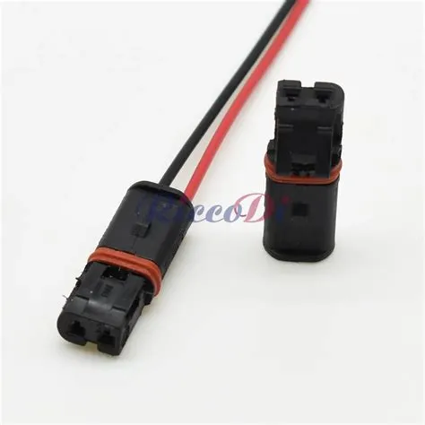 2 Pin Automotive Connector Turn Signal Door Handle Plug Wire Harness D ...