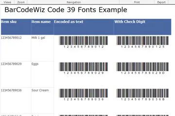 Code 39 Barcodes using SQL Server Reporting Services SSRS -As Text ...