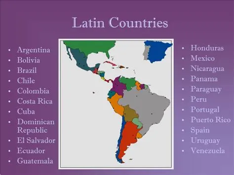 PPT - Latin Countries PowerPoint Presentation, free download - ID:6305435