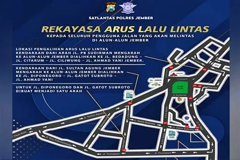 Ada Car Free Night, Arus Lalu Lintas di Alun-Alun Jember Dialihkan, Ini ...