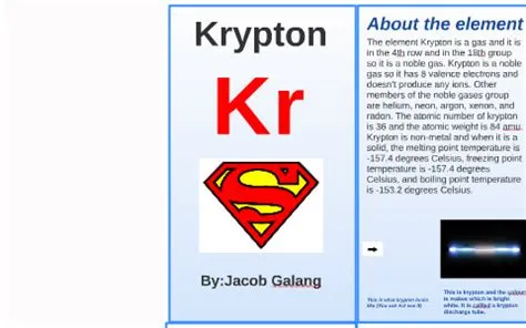 Solid Krypton Element