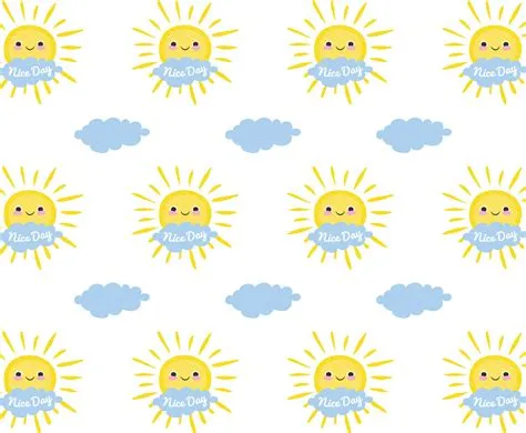 Cute Sun Pattern Vector Art & Graphics | freevector.com