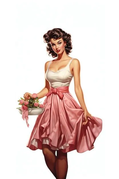 Premium Photo | Fashion pin up models model clipart fashion models ...