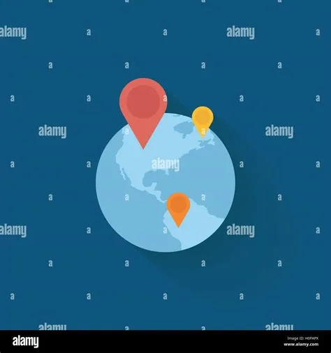 location social media Stock Vector Images - Alamy