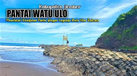 PANTAI WATU ULO JEMBER || LEGENDA ULAR RAKSASA DARI JAWA TIMUR || INFO ...