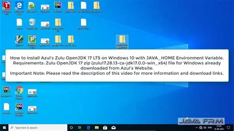 How to install Azul's Zulu OpenJDK 17 in Windows 10 with JAVA_HOME ...