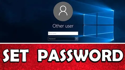 How to Set Password to Computer | Windows 10 Password Setting - YouTube