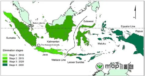 The map of Indonesian provincial administrative boundaries and their ...