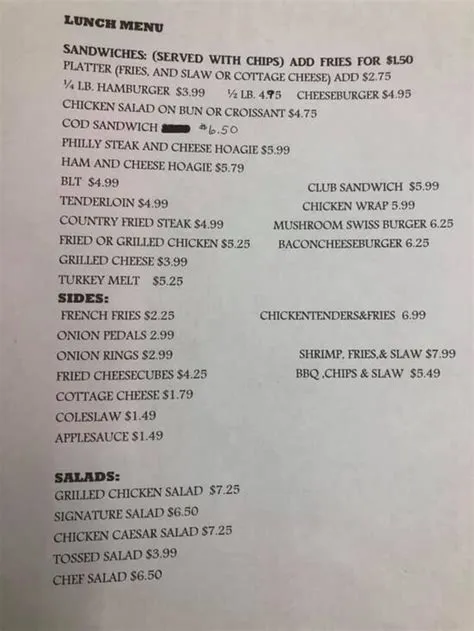 Rolling Pin Restaurant Menu Versailles Indiana at Lori Birdwell blog