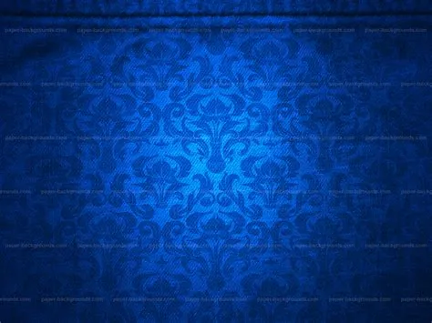 Blue Damask Pattern