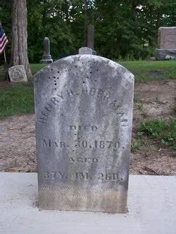 Henry H. Hockman (1833-1870) - monumento Find a Grave