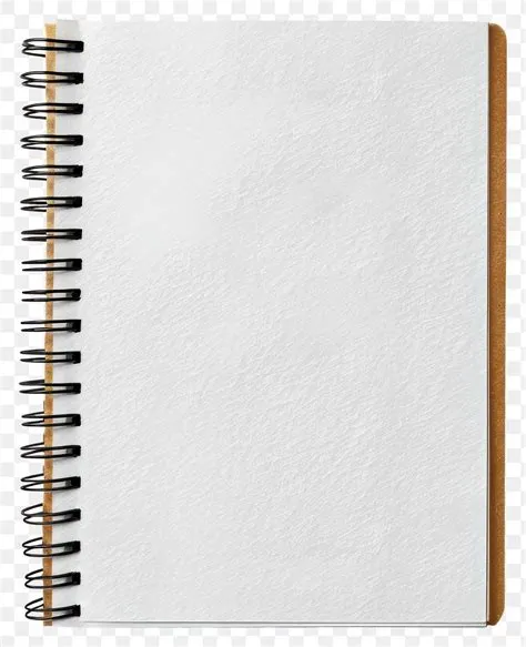 Download premium png of PNG Blank spiral notebook isolated white by ...