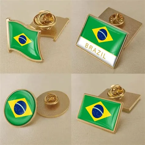 Brazil Flag Brooch Badges Lapel Pins| | - AliExpress