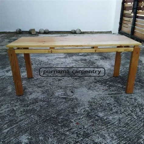 Meja Tamu Kayu Pinus Jati Belanda MT06