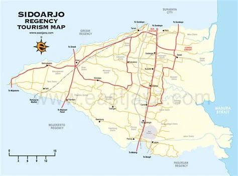 Sidoarjo Map - Peta Sidoarjo