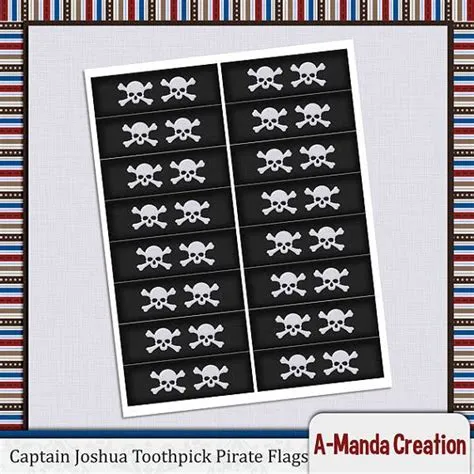 Printable Toothpick Flags