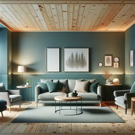 15 Stunning Wall Colors to Complement Knotty Pine Ceilings