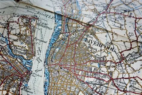 Liverpool Map England Stock Photos - Free & Royalty-Free Stock Photos ...