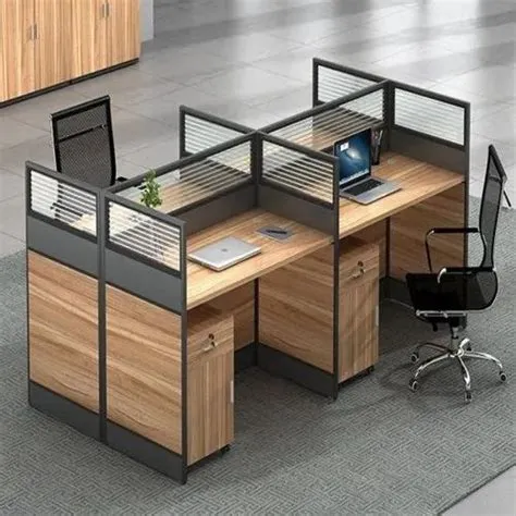 Transparent Glass Partition Workstation., For Office at Rs 7000/approx ...