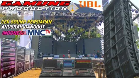Gamung Production Cek sound Persiapan Konser anugrah dangdut Di Jember ...