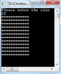 C++ program to print solid square star pattern | Star patterns, Pattern ...