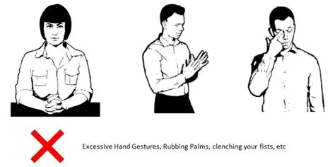 Bad Body Language In An Interview