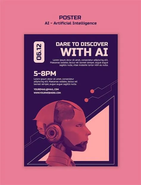 Artificial Intelligence Poster PSD, High Quality Free PSD Templates for ...