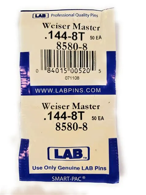 LAB 8580-8 Weiser #8 Master Pins 100 Pack – Northwest Lock & Supply