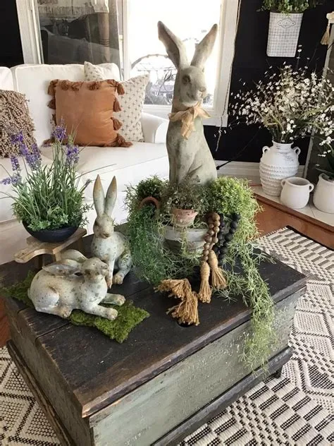 by cindy oliver on bunnies | Farmhouse easter decor, Spring easter ...