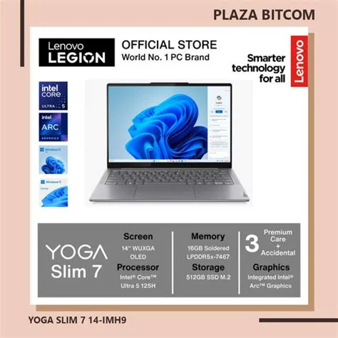 Jual Lenovo Yoga Slim 7 14IMH9 - TOUCH ULTRA 5 125H 16GB 512GB W11 OHS ...