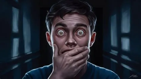 Premium Photo | Young man looking afraid covering his mouth