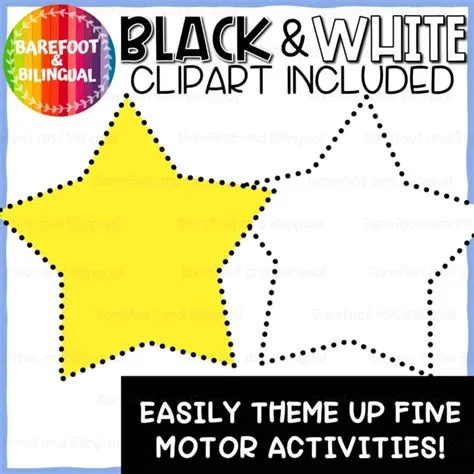 2D Shape Pin Poking Clipart | Math Clipart for Fine Motor Activities