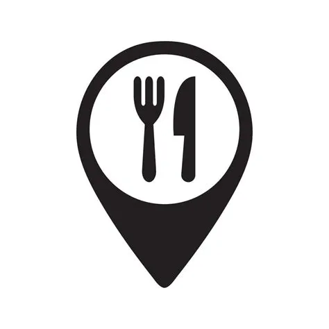 Restaurant Map Pin Icon 11574676 Vector Art at Vecteezy