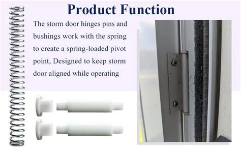 4 Sets K 5131 Steel and Nylon Storm Door Hinge Pin Kit, 8 Pcs Nylon ...