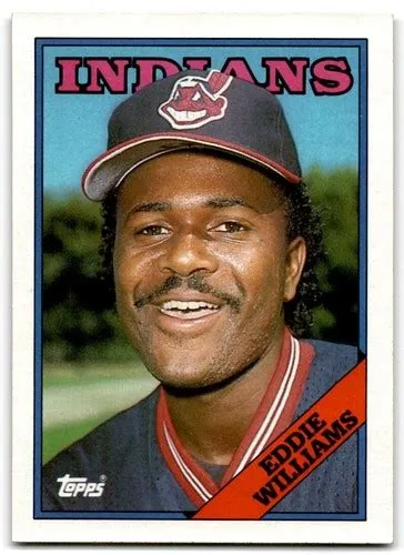 1988 Topps Eddie Williams Rookie Cleveland Indians #758 | eBay