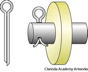 American Heritage Dictionary Entry: cotter pin