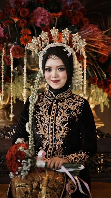 Pengantin Muslim Jawa (Hijab) | Rias wajah pengantin, Gaya pengantin ...