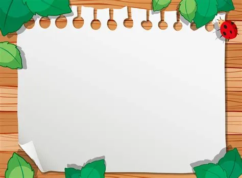 A wooden nature border 591630 Vector Art at Vecteezy