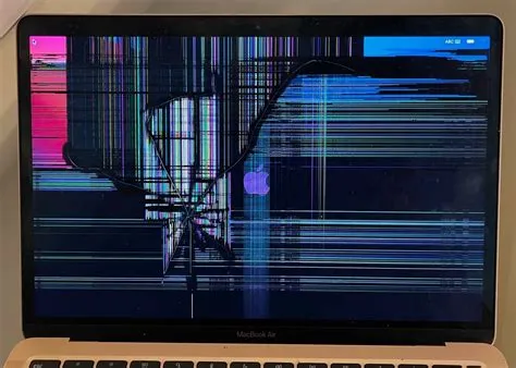 Smashed Macbook