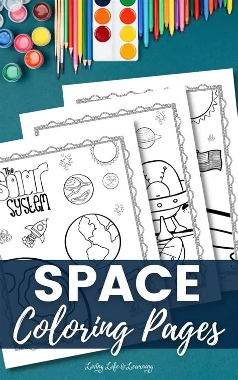 Space Coloring Pages Printable: Explore the Universe