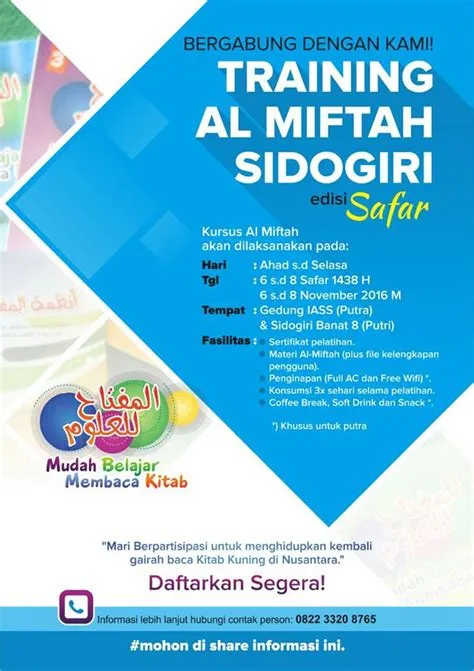 Training Al Miftah Lil Ulum Sidogiri - Pondok Pesantren Sidogiri