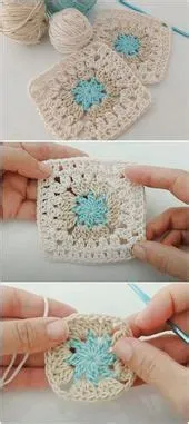 Circle To Square Granny Square | Easy Breezy Crochet | Crochet hexagon ...