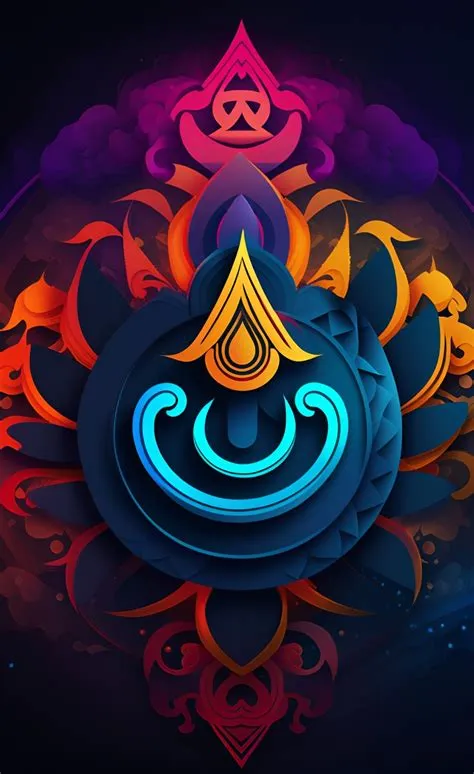 Abstract Hindu Symbol iPhone Wallpaper 4K – EĞİTİM KÜLTÜR