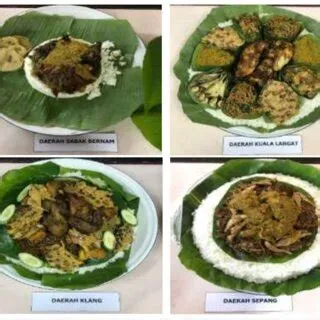 The showcased Nasi Ambeng from various Selangor districts exhibits ...