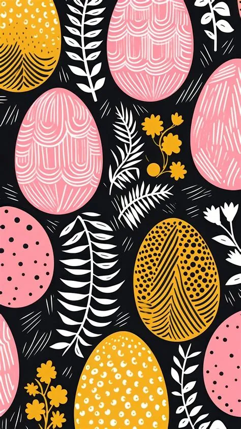 Happy Easter Pattern Wallpapers - Wallpaper Cave