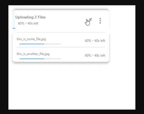 Modern File Upload Progress Component For React | Reactscript