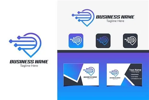 tech logo icono vector con concepto de tarjeta de visita | Vector ...