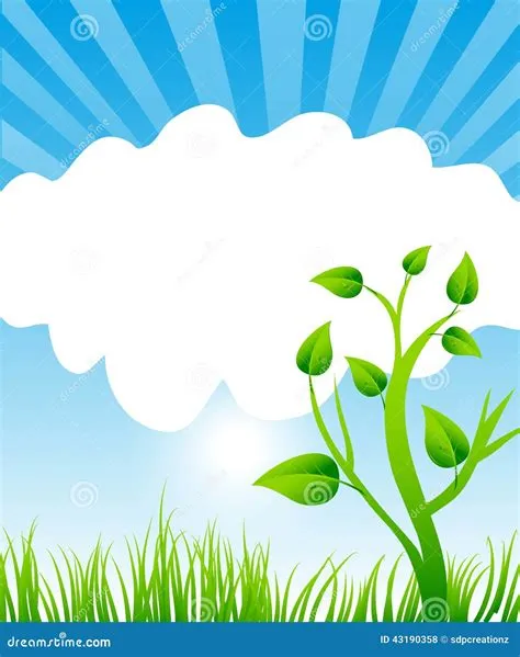 Nature Border Frame stock illustration. Illustration of grass - 43190358