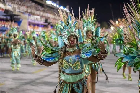 Rio, Brazil, April 2022, Samba School Portela in the Rio Carnival Held ...
