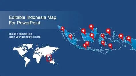 Indonesia PowerPoint Map Cover Slide - SlideModel